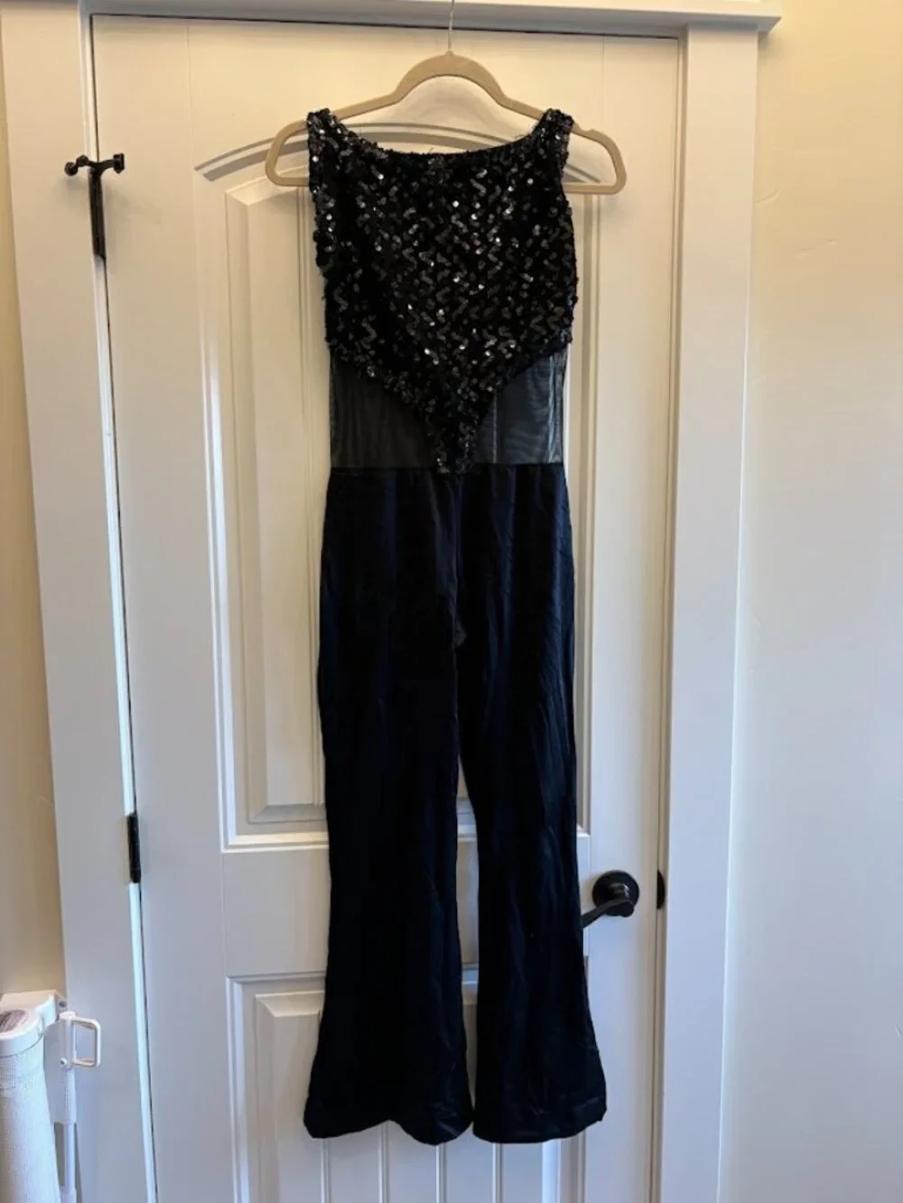7 Piece Black Jazz/Tap Dance Costume Lot: Multiple Sizes